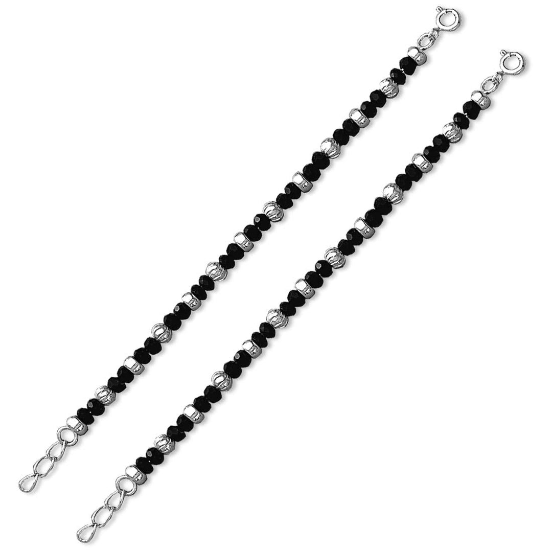 Taraash 925 Sterling Silver Nazariya Bracelet For New Born Baby Set of Two BR1845S-1 - Taraash