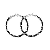 Taraash 925 Sterling Silver Nazariya Bracelet For New Born Baby Set of Two BR1845S-1 - Taraash