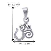 Taraash 925 Sterling Silver Om Pendant For Kids - Taraash