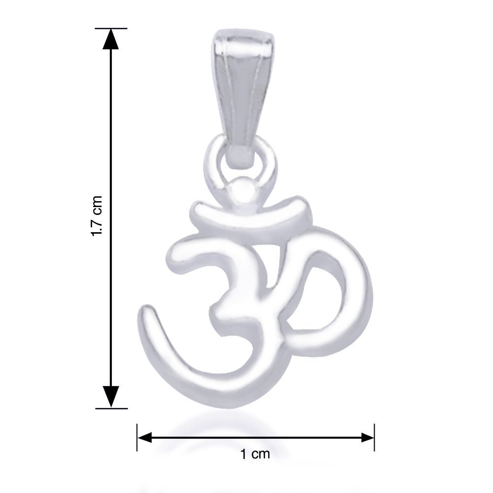 Taraash 925 Sterling Silver Om Pendant set for women COMBO PDCH 20 - Taraash