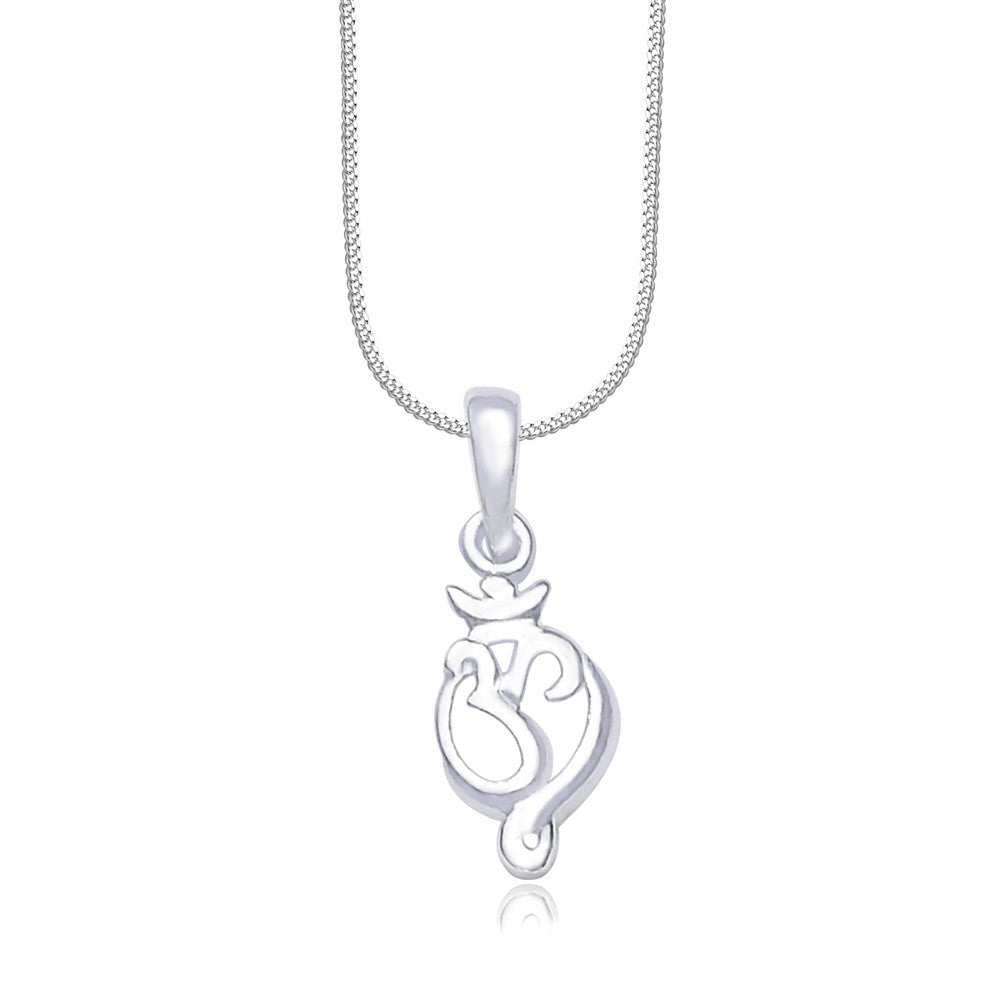 Taraash 925 Sterling Silver Om Pendant set for women COMBO PDCH 26 - Taraash