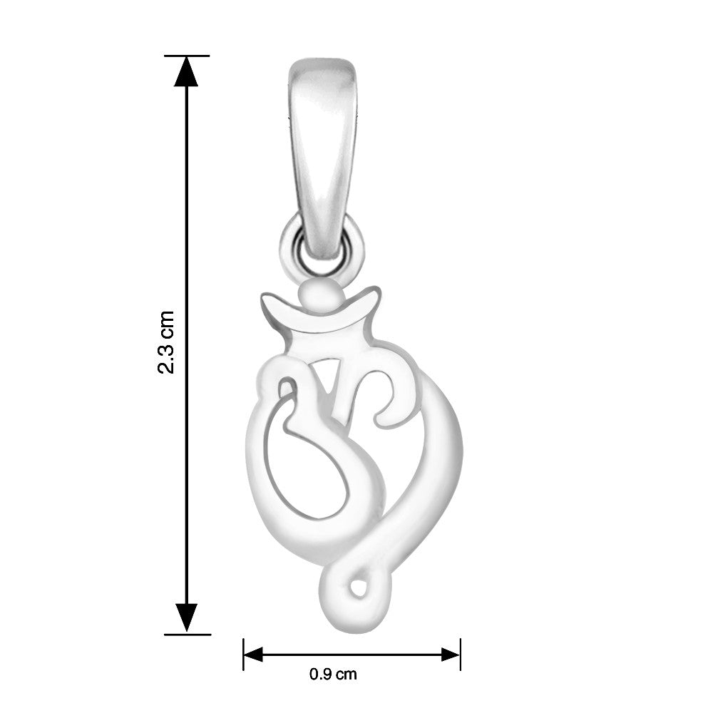 Taraash 925 Sterling Silver Om Pendant set for women COMBO PDCH 26 - Taraash