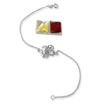 Load image into Gallery viewer, Taraash 925 Sterling Silver OM with Trishul Rakhi For Bother - Taraash
