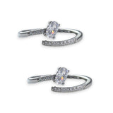 Taraash 925 Sterling Silver Openable CZ Toe Ring For Women - Taraash
