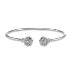 Load image into Gallery viewer, Taraash 925 Sterling Silver Openable Floral Kada For Women - Taraash