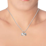Taraash 925 Sterling Silver Openable Heart message Combo Pendant With Chain For Women COMBO PDCH 179 - Taraash