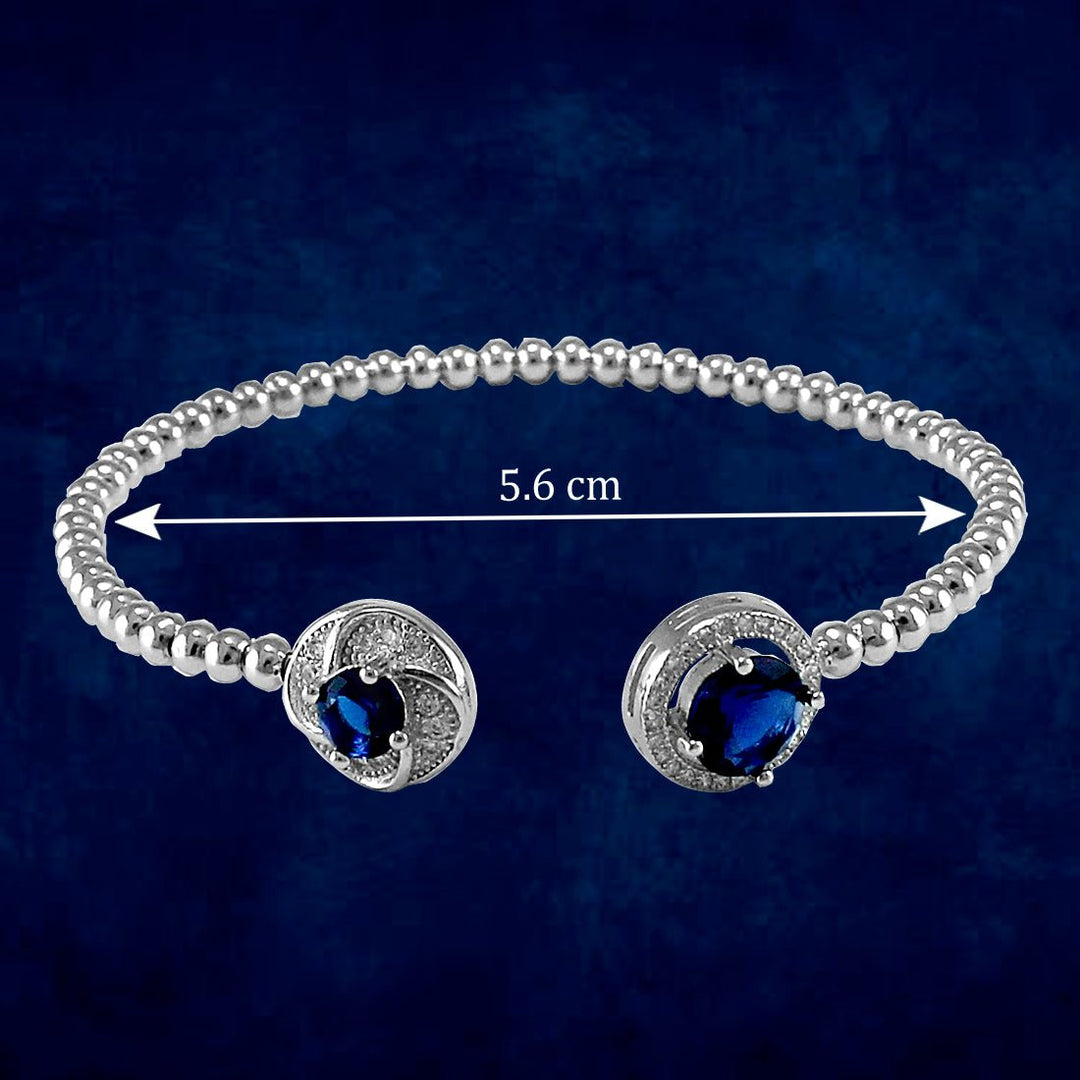 Taraash 925 Sterling Silver Openable Kada Bangle For Women - Taraash
