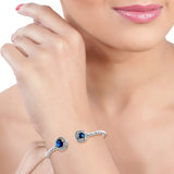 Taraash 925 Sterling Silver Openable Kada Bangle For Women - Taraash
