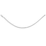 Taraash 925 Sterling Silver Oval Shape Ball Chain Anklet For Women - Taraash