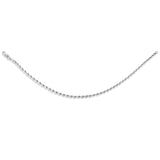 Taraash 925 Sterling Silver Oval Shape Ball Chain Anklet For Women - Taraash