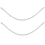 Load image into Gallery viewer, Taraash 925 Sterling Silver Oval Shape Ball Chain Anklet For Women - Taraash
