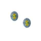 Taraash 925 Sterling Silver Oval Shape CZ Jewellery Sets For Women - Taraash