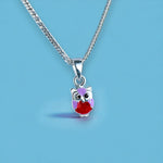 Load image into Gallery viewer, Taraash 925 Sterling Silver Owl Locket Set For Girls - Taraash

