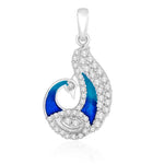 Load image into Gallery viewer, Taraash 925 Sterling Silver Peacock Combo Pendant With Chain For Women COMBO PDCH 161 - Taraash