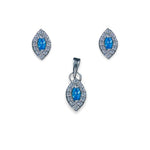 Load image into Gallery viewer, Taraash 925 Sterling Silver Pear CZ Jewellery Sets For Women - Taraash
