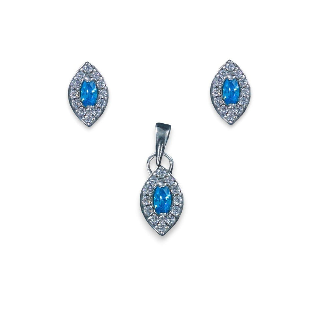 Taraash 925 Sterling Silver Pear CZ Jewellery Sets For Women - Taraash