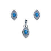 Taraash 925 Sterling Silver Pear CZ Jewellery Sets For Women - Taraash