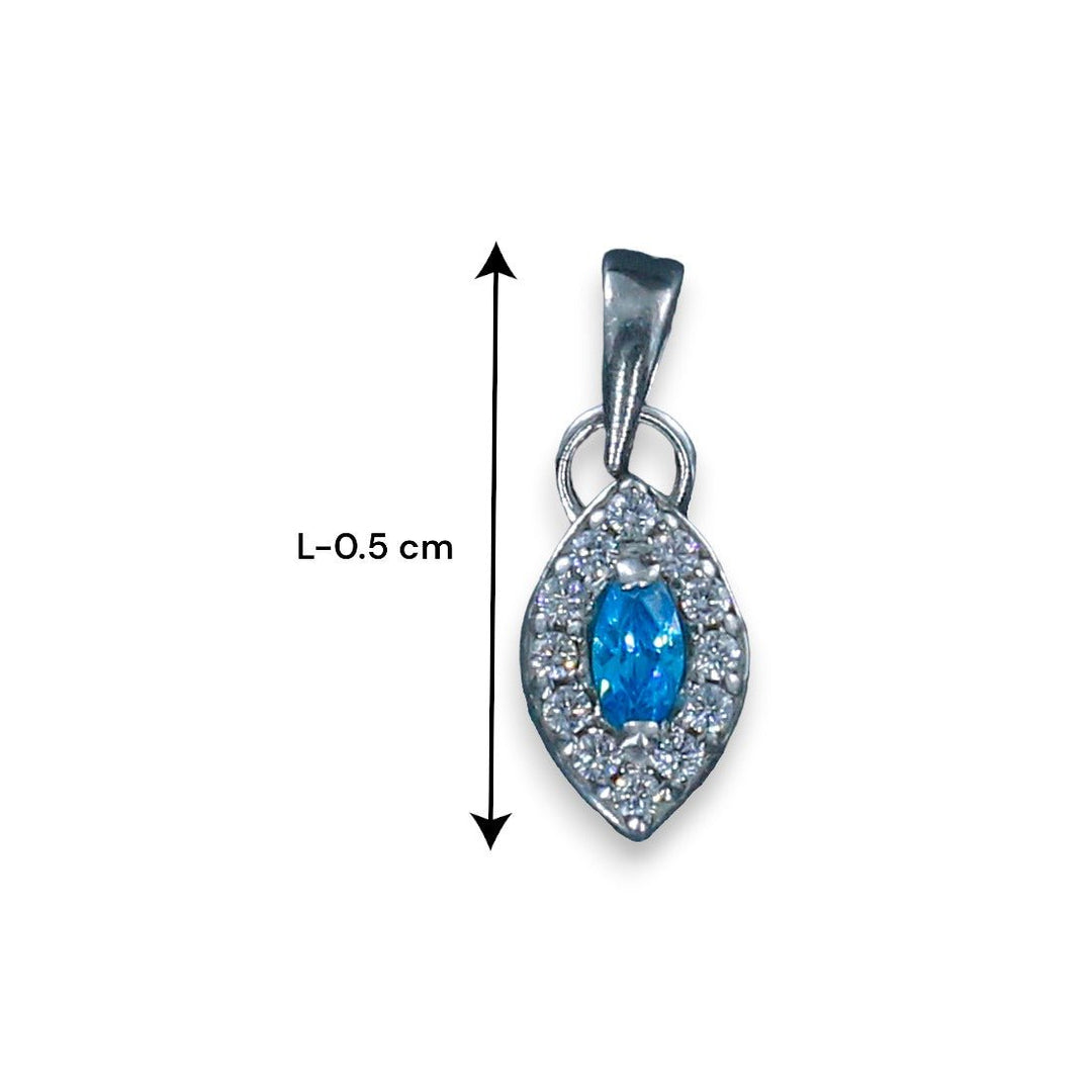Taraash 925 Sterling Silver Pear CZ Pendant Chain For Women - Taraash
