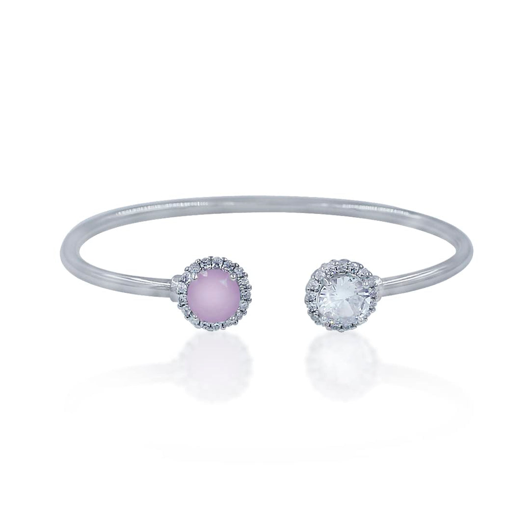 Taraash 925 Sterling Silver Pear Drop Bangle For Women - Taraash