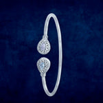 Load image into Gallery viewer, Taraash 925 Sterling Silver Pear Drop Bangle For Women - Taraash