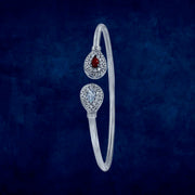 Taraash 925 Sterling Silver Pear Drop Bangle For Women - Taraash