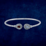 Load image into Gallery viewer, Taraash 925 Sterling Silver Pear Drop Bangle For Women - Taraash