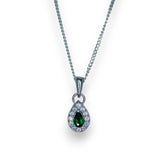 Taraash 925 Sterling Silver Pear Drop CZ Jewellery Sets For Women - Taraash