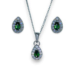 Load image into Gallery viewer, Taraash 925 Sterling Silver Pear Drop CZ Jewellery Sets For Women - Taraash
