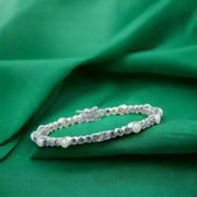 Taraash 925 Sterling Silver Pearl Bangle For Women - Taraash