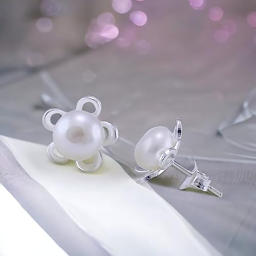 Taraash 925 Sterling Silver Pearl Earrings For Women - Taraash