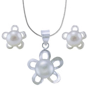 TARAASH 925 Sterling Silver Pearl Jewellery Set For Women - Taraash