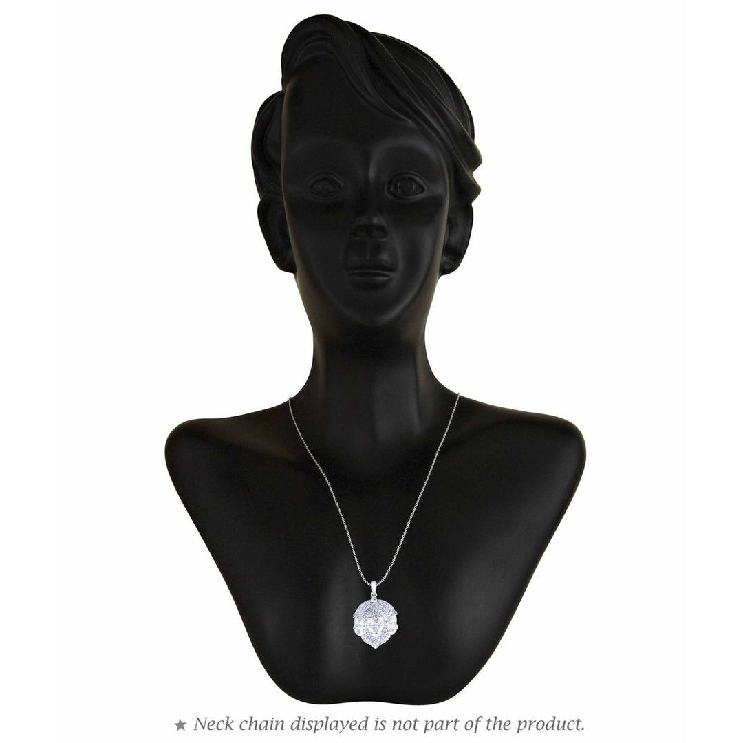 Taraash 925 Sterling Silver Pendant For Men Silver-PD1227S - Taraash