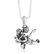 Taraash 925 Sterling Silver Pendant For Men Silver - PD1439A - Taraash