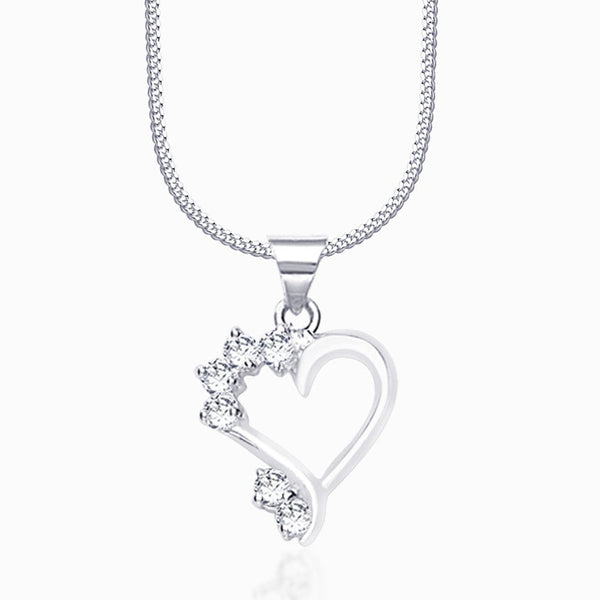 Taraash 925 Sterling Silver Pendant For Women Silver - COMBO PD 62 - Taraash