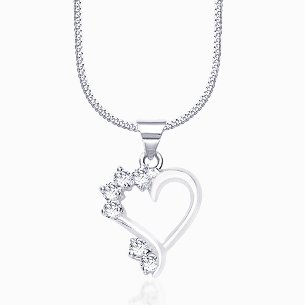 Taraash 925 Sterling Silver Pendant For Women Silver - COMBO PD 62 - Taraash