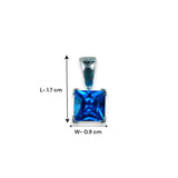 Taraash 925 Sterling Silver Pendant Set For Women Blue-PE0805S - Taraash