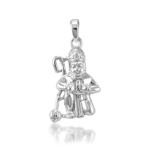 Taraash 925 Sterling silver Pendant | Silver Pendant | Silver Hanuman Pendant - Taraash