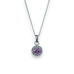 Load image into Gallery viewer, Taraash 925 Sterling Silver Pink CZ Pendant Chain For Women - Taraash