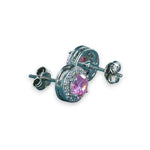 Load image into Gallery viewer, Taraash 925 Sterling Silver Pink CZ Pendant Set For Women - Taraash