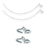 Taraash 925 Sterling Silver Plain Anklet Toe Ring Combo For Women - Taraash