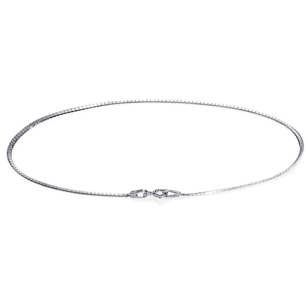 Taraash 925 Sterling Silver Plain Chain Anklets For Women CH5010H - Taraash