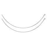 Taraash 925 Sterling Silver Plain Chain Anklets For Women CH5010H - Taraash