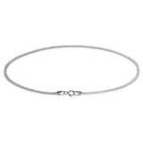 Taraash 925 Sterling Silver Plain Chain Anklets For Women V210010H - Taraash