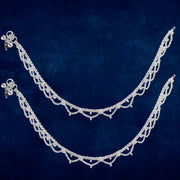Taraash 925 Sterling Silver Plain Fancy Anklets For Women - Taraash