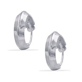 Taraash 925 Sterling Silver Plain Hoop For Women - Taraash