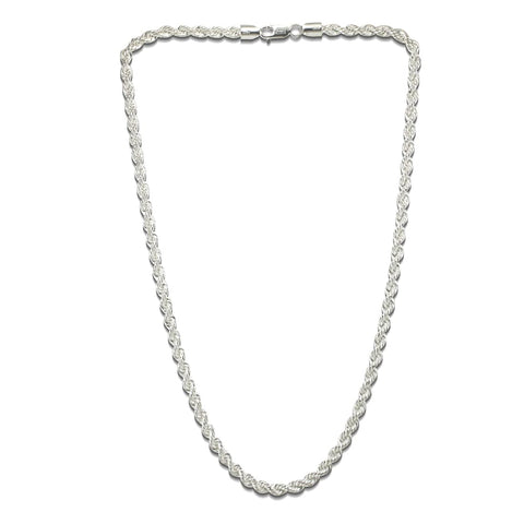 Taraash 925 Sterling Silver Rope Chain For Men - Taraash