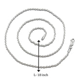 Taraash 925 Sterling Silver Rope Chain For Women - Taraash
