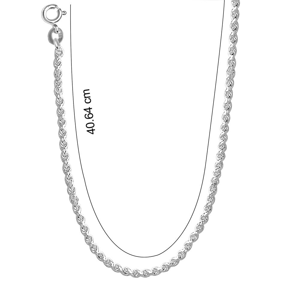 Taraash 925 sterling silver Rope chain for women ARCD4016IN - Taraash