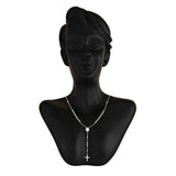 Taraash 925 Sterling Silver Rosary Neckchain for unisex NK1389S - Taraash