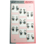 Load image into Gallery viewer, Taraash 925 Sterling Silver Rose Antique Jhumki Earrings For Women With Rose Gold Plating CBER509 (Set Of 9) (Assorted) - Taraash
